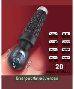 Greenport Toptan Vibratör Wand 20 Titreşim Modu Mastürbatör Usb Şarj Kilitoris Sex Oyuncak Dildo Erotik Shop