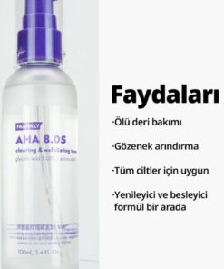 Alternative view of FRANKLY %8 Glikolik Asit İçeren Gözenek Arındırıcı, Sıkılaştırıcı ve Aydınlatıcı AHA Tonik 100 mL
