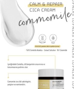 Skin401 Cica Centella Bariyer Onarıcı ve Yıpranmış Ciltler Için Yatıştırıcı Bakım Krem 50ml (SU BAZLI) - Görsel 3