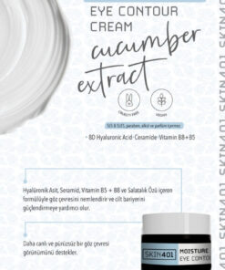 Alternative view of Skin401 Göz Çevresi Kırışıklık, Yorgunluk ve Kuruluk İçin Yoğun Nemlendirme Kremi 20ml (8D Hyalüronik Asit)