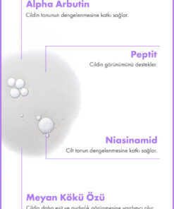 Alternative view of Maru.Derm Leke Karşıtı Ve Beyazlatıcı Cilt Bakım Serumu | Alpha Arbutin %2 Niacinamide %5 | 30 ML