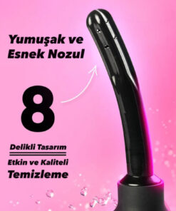 FEMSTAR Büyük Boy 310 ML Silikon Anal Temizlik Pompası İlişki Öncesi Bölgesi Temizleyici Lavman - Görsel 3