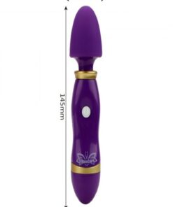 Genel Markalar Vibex 12 Hızlı Titreşimli Özel Mor Wand Vibratör Penis - Görsel 3