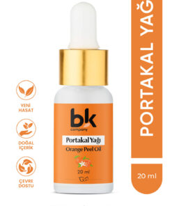 BK COMPANY Portakal Yağı 0 Saf - Yükselen Ruh Hali, Işıltılı Bir Cilt ve Tatlı Ferahlık Serum 20 Ml
