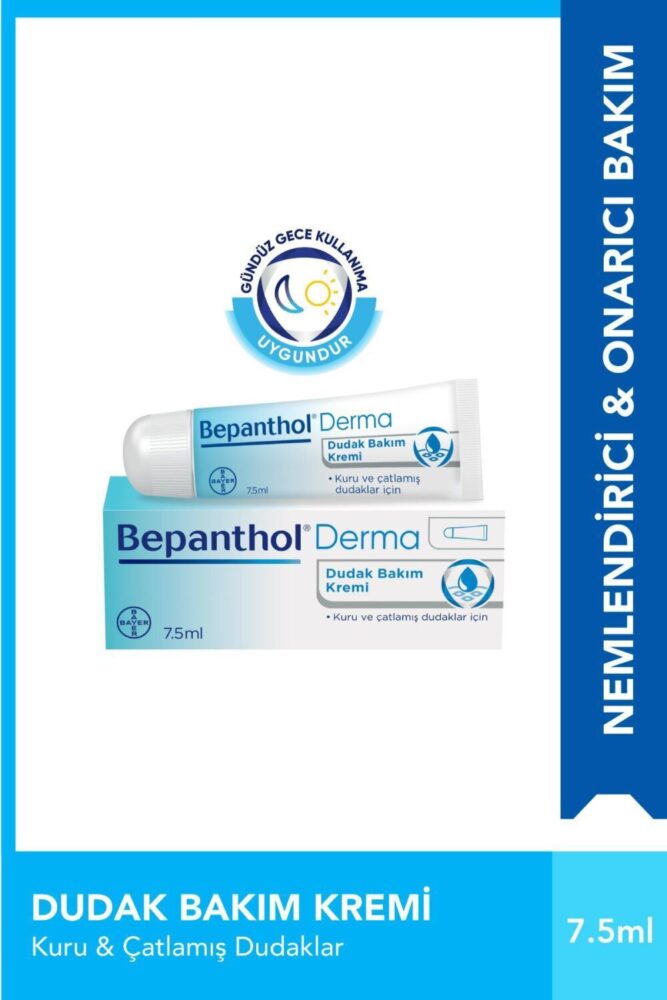 Bepanthol Dudak Bakım Kremi 7,5 ml L Kuru Ve Çatlamış Dudaklar Için Günlük Yoğun Nemlendirici - Görsel 2