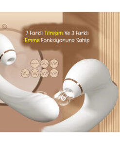 Alternative view of Do it Love -3 Mod Klitoris Emme - 7 Güçlü Titreşim Modu - Su Geçirmez Vibratör - Kese Hediye