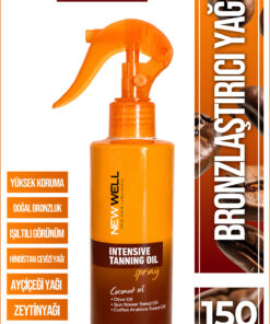 New Well Yoğun Bronzlaştırma Spreyi Kahve Çekirdeği Yağı 150 ML