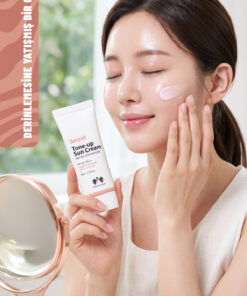 Alternative view of CHRISTIAN DEAN Ton Eşitleyici Kore Güneş Kremi Vitamin C Pembe Ton Bitkisel Secret Tone-up Sun Cream Spf50 Ikore