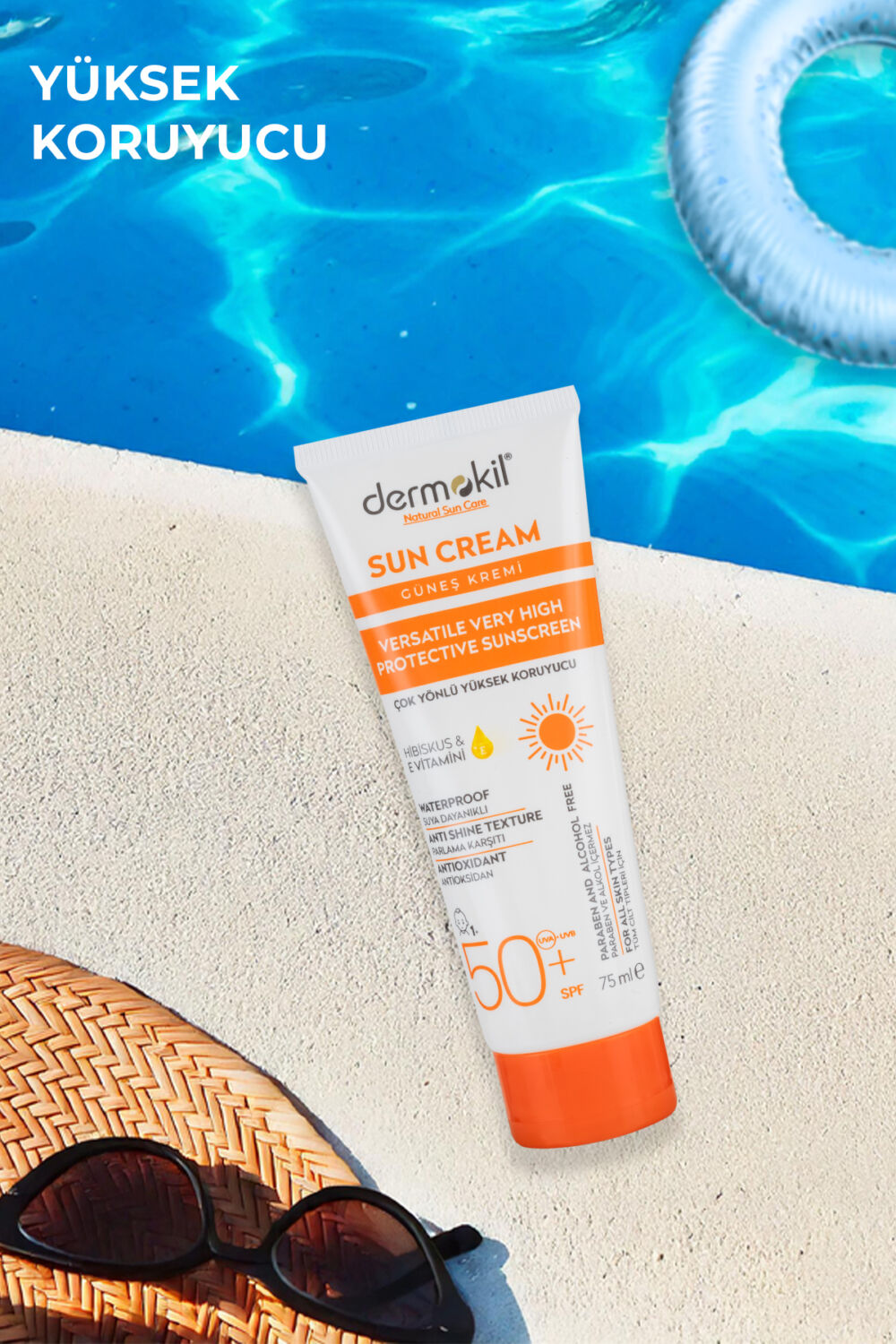 Dermokil Güneş Kremi Çok Yönlü Yüksek Koruyucu 50+ SPF 75 ml - Görsel 3