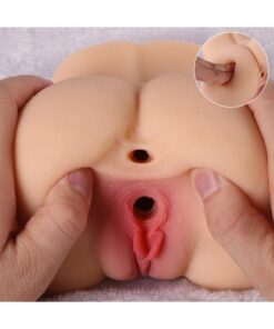 CD MARKETİNG Realistik Çift Girişli Titreşimli Suni Kalça Masturbator - Görsel 3