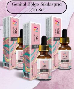 1618 Kozmetik 3'lü SET Genital Bölge Sıkılaştırıcı Serum