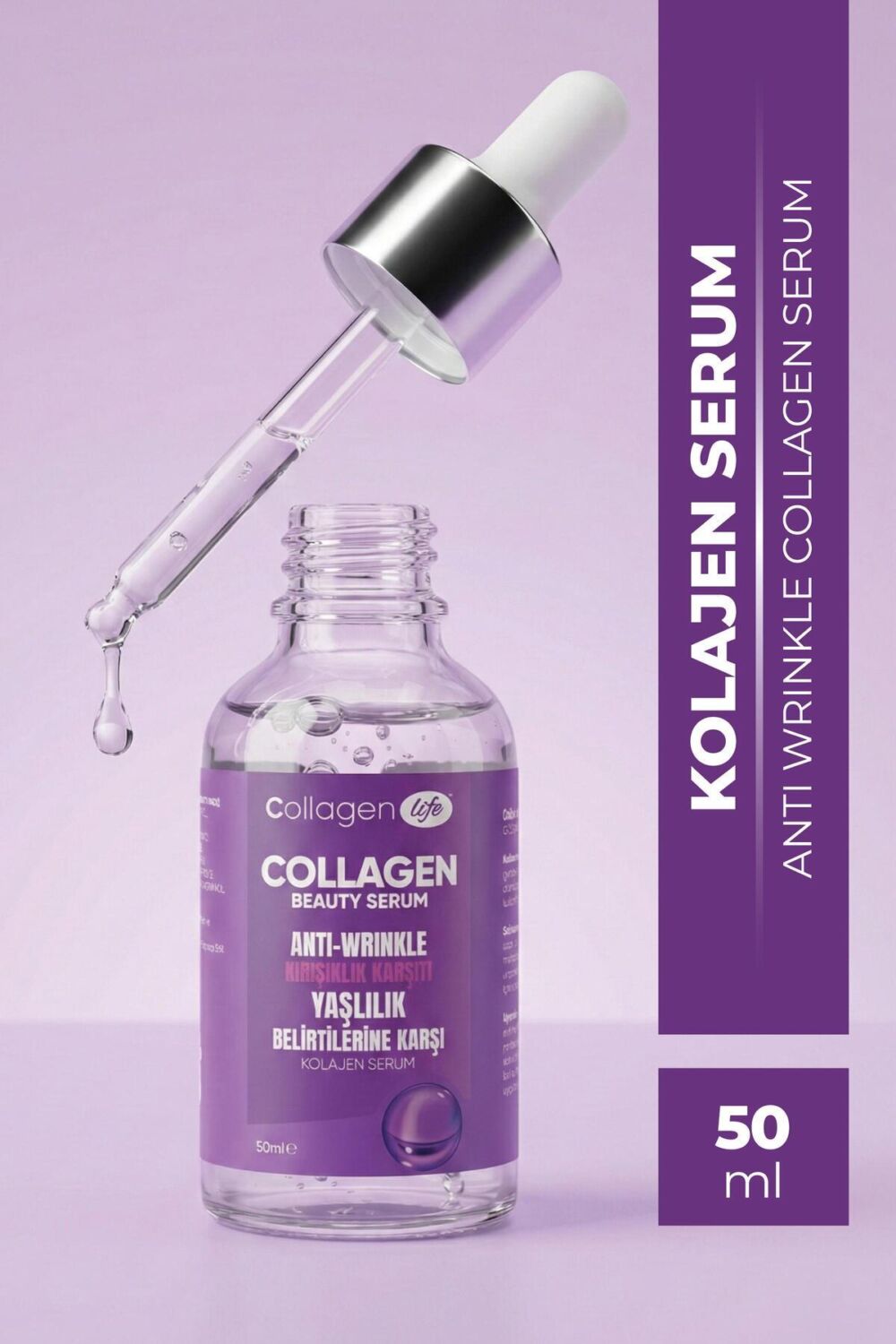 Collagen Life Aydınlatıcı ve Nemlendirici Kolajen Serum 50ml – Yaşlanma Karşıtı Cilt Bakımı