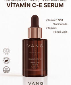 VANG Leke Karşıtı & Aydınlatıcı C Vitamini Serumu | E Vitamini & Ferulic Asit | Nemlendirici 30 ml