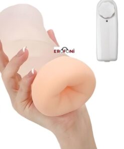 Erofoni Ultra Süper Realistik Erofoni Titreşimli 15 Cm Suni Yapay Kaliteli Anal Anüs Mastürbatör