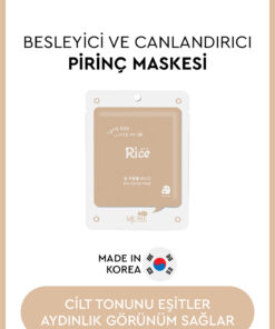 Mjcare On Rice Extract Mask- Pirinç Özlü Yüz Maskesi