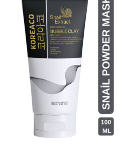 KOREACO Salyangoz Özlü Mucize Bubble Clay Yüz Maskesi | Ultra Yumuşak Nemli Parlak Köpüren Yüz Maskesi 100ml