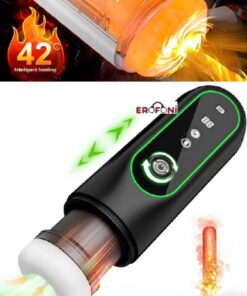 Alternative view of Erofoni Sıcaklık Ayarlı Isıtmalı İleri Geri Hareketli Emişli 33 CM Usb Şarj Titreşim Suni Vajina Mastürbatör