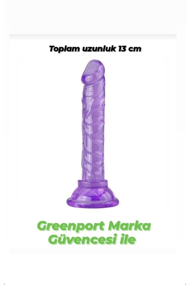 Greenport Penis Dildo Vantuzlu 13 Cm Realistik Dildo Anal Plug Fantezi Toptan Erotik Shop