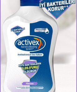 Activex Antibakteriyel Sıvı Sabun Hassas 2x1.5 Lt 500 Ml Nemlendirici İçerir - Görsel 3