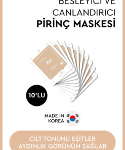 Mjcare On Rice Extract Mask - Pirinç Özlü Yüz Maskesi 10'lu