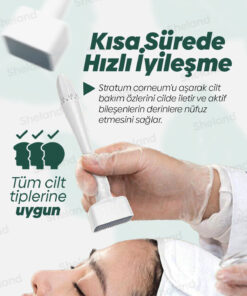 Alternative view of Sheland Dermastamp 140 Titanyum İğneli , 50 ml Derma Dezenfektan - Ayarlanabilir 10 İğne 0.25 mm - 3.00 mm