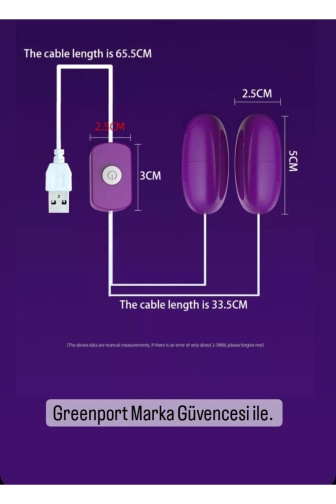 Greenport Anal Yumurta - Vajina Vibratör - Titreşim G Nokta Klitorisi Çok Güçlü - Masaj Titreşimi - Görsel 2