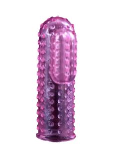 Lolita Shop Orgazm G Noktası Uyarıcı Tırtıklı Güçlü Titreşimli Parmak Kılıfı - Görsel 3