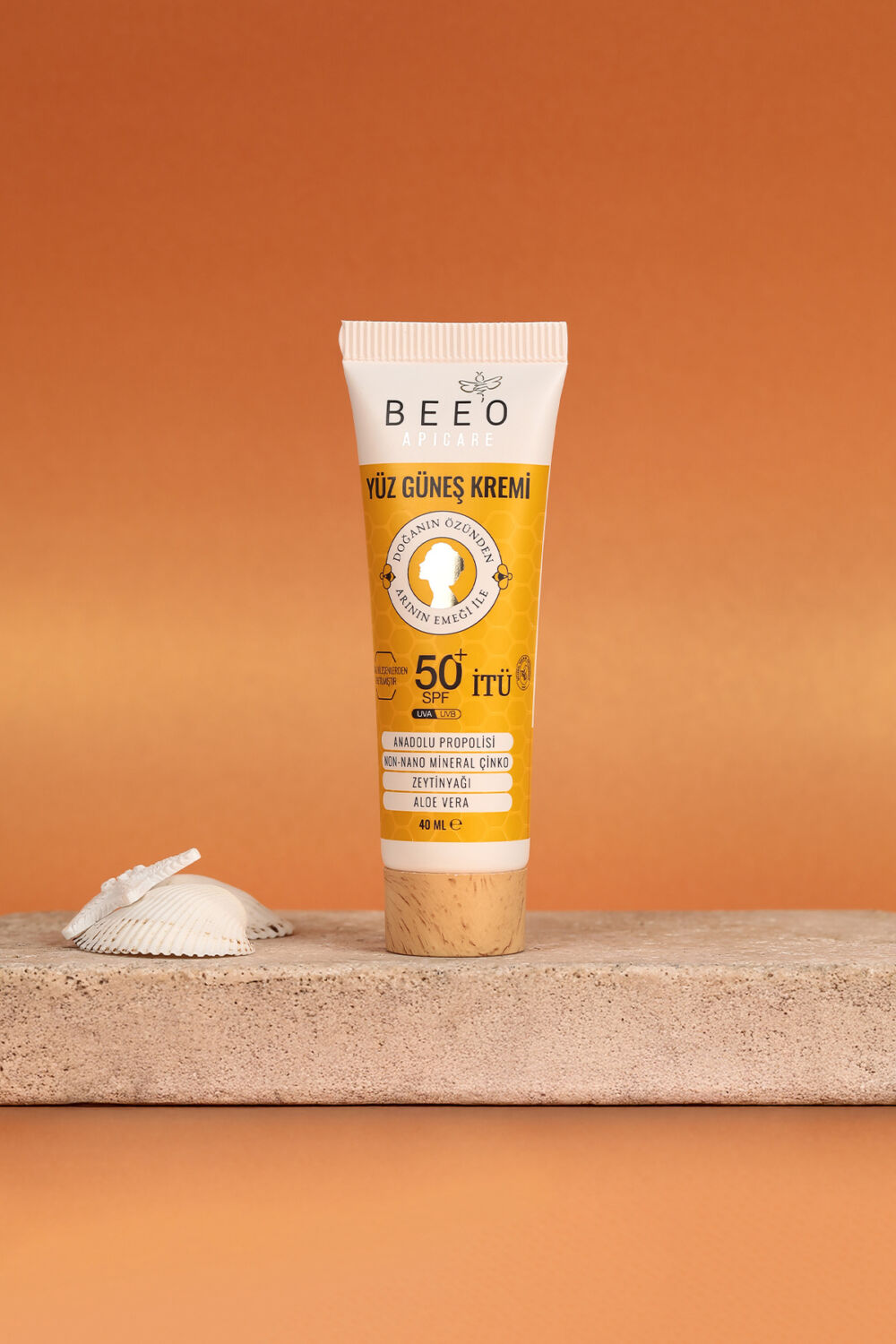 BEE'O Apicare Propolisli Organik Yüz Güneş Kremi 50 Spf - Görsel 3