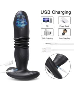 Lolita Shop App Telefon Kontrollü Vajina Ve Anal İleri Geri Hareketli Şarjlı G-Spot Giyilebilen Vibratör - Görsel 3