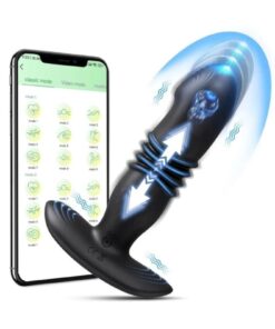 Lolita Shop App Telefon Kontrollü Vajina Ve Anal İleri Geri Hareketli Şarjlı G-Spot Giyilebilen Vibratör