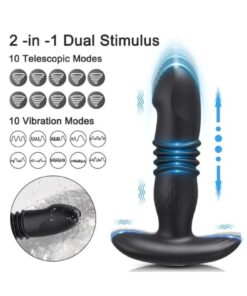 Alternative view of Lolita Shop App Telefon Kontrollü Vajina Ve Anal İleri Geri Hareketli Şarjlı G-Spot Giyilebilen Vibratör