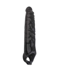 Erotica Gerçekçi Doku Kalınlaştırıcı 7 CM Uzatmalı Realistik Penis Kılıfı 27 CM