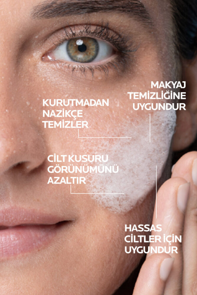 La Roche Posay Yağlı Ciltler İçin Cilt Bakım Seti : Effaclar Yüz Temizleme Jeli 400ml & Sıklaştırıcı Tonik 200ml - Görsel 3