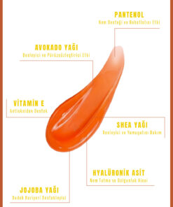 Maru.Derm make up maruderm Uzun Süre Kalıcı Nemlendirici Şeftalili Parlatıcı – Lip Balm Peach Pie 15 ml - Görsel 3