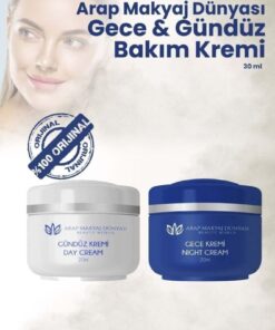 Arap Makyaj Dünyası Gece & Gündüz Yüz Bakım Kremi (2x20ml)