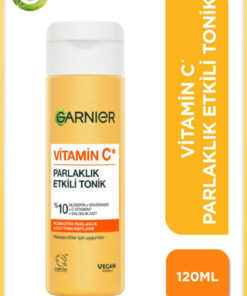 Garnier Vitamin C Parlaklık Etkili Canlandırıcı Tonik Gliserin, Niasinamid, Salisilik Asit 120 ML