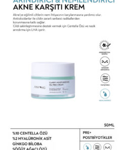 Alternative view of Anyong Sakinleştirici ve Nemlendirici Yağ İçermeyen Krem 50 ml (Centella Özü & Hyalüronik Asit)-Yağlı Cilt