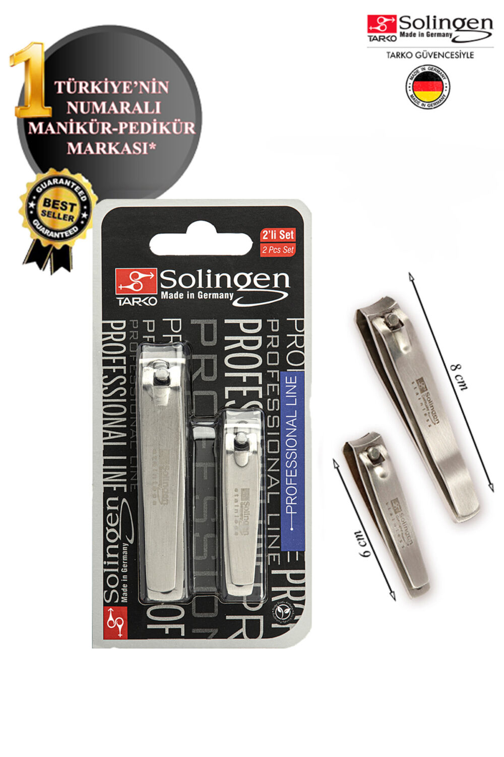 Solingen 2’li Tırnak Makası Seti 3102 – El Ve Ayak Için - Görsel 3