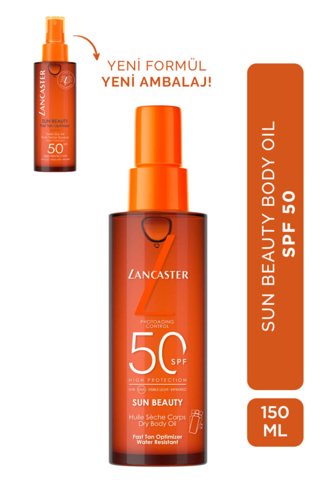 Lancaster Sun Beauty Body Oil SPF50 150 ML - Güneş Koruyucu Vücut Yağı