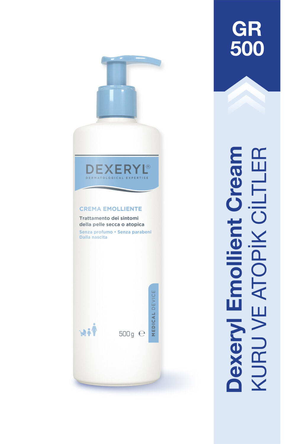 DEXERYL Emollient Cream Çok Kuru ve Atopiye Eğilimli Ciltler İçin Krem 500 ml