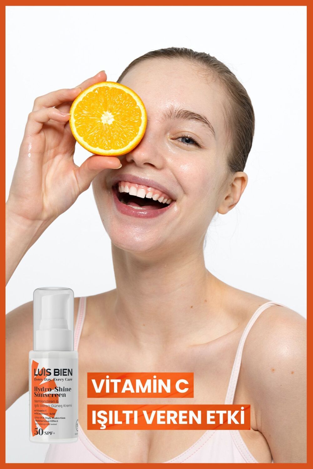 Luis Bien SPF 50+ Nemlendirici & Işıltı Veren Yüksek Korumalı Güneş Kremi 50 ml - Görsel 2