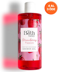 THE BATH FACTORY Nemlendirici ve Besleyici Strawberry Passion Duş Jeli 400 ml