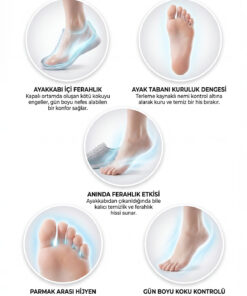 GENDY Podia-Fresh Pro - Ayak ve Ayakkabı Kokusu Önleyici, Bakteri Karşıtı ve Anında Ferahlatıcı Ayak Bakım Spreyi 100 ML - Görsel 3