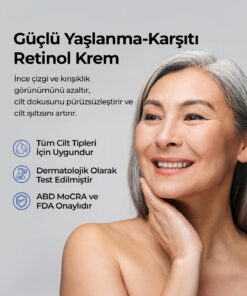 A313 Vitamin A Yaşlanma ve Kırışıklık Karşıtı Retinol Krem 50 g - Görsel 3