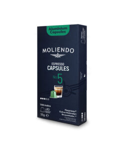 Moliendo Alüminyum Kapsül Kahve No:5 (10 Adet Nespresso Uyumlu Alüminyum Kapsül Kahve)