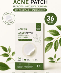 Secel Çay Ağacı & Salisilik Asitli Hidrokolloid 36’lı Akne ve Sivilce Bandı, Şeffaf Acne Patch