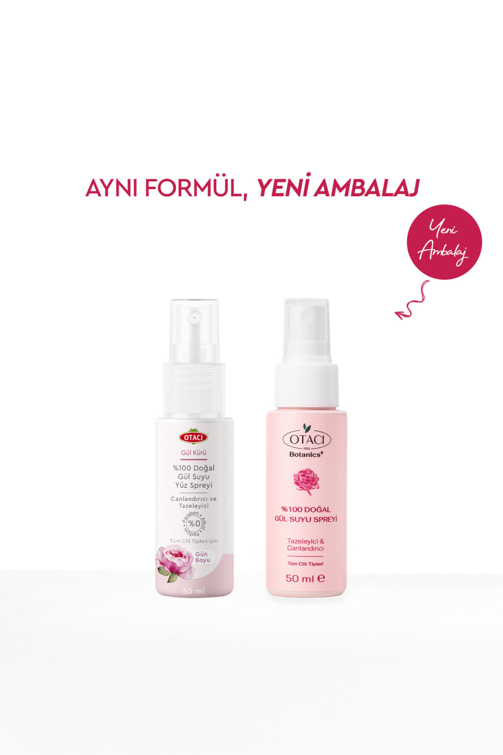 Otacı 0 Doğal Gül Suyu Yüz Spreyi 50 ML - Görsel 2