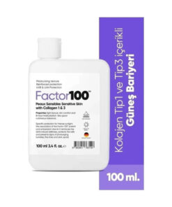 FACTOR100 Ultra Nemlendirici Yüksek Korumalı Spf50 100ml Güneş Kremi