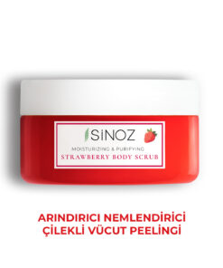 Sinoz Body Scrub Besleyici Arındırıcı Nemlendirici Çilekli Vücut Peelingi 300 gr