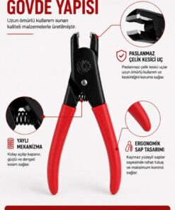 Gold Beauty Profesyonel Tırnak Makası – Paslanmaz Çelik Cuticle Scissor Manikür Pedikür Aleti - Görsel 3